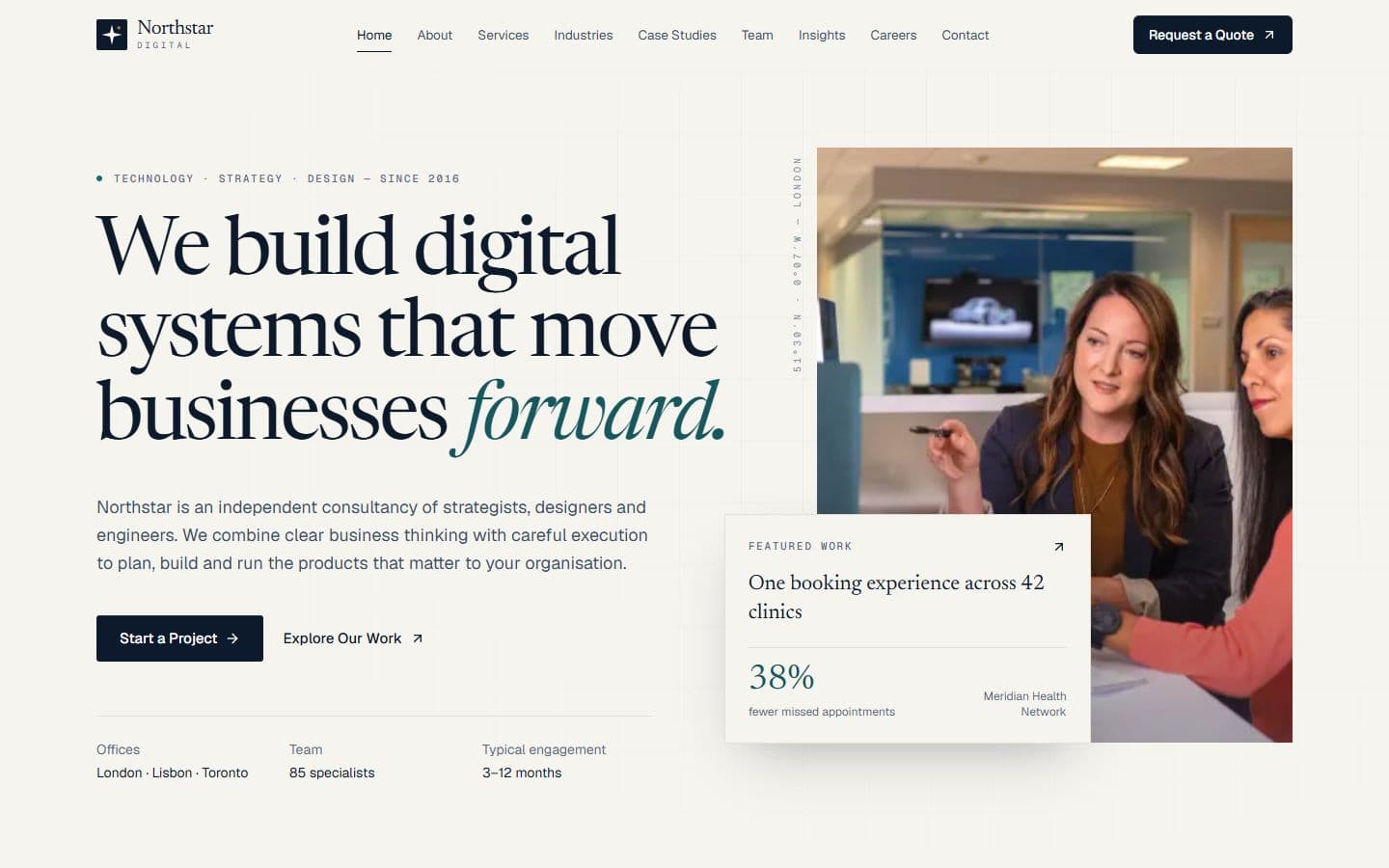 Agency Website with CMS & Sales CRM